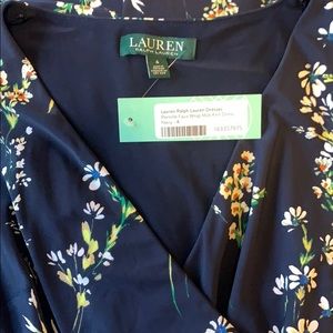 Lauren Ralph Lauren Floral Wrap Midi Dress